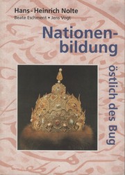 Cover of: Nationenbildung östlich des Bug