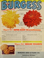 Cover of: Burgess, 1959: garden guide catalog, good until Dec. 31st, 1959
