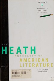 Cover of: The Heath Anthology of American Literature: Volume C, Late Nineteenth Century