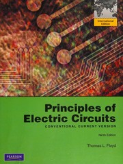 Cover of: Principles of Electric Circuits