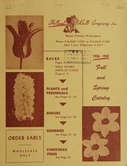 Cover of: 1958-1959 fall and spring catalog: order early, wholesale only