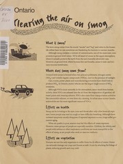 Cover of: Clearing the air on smog