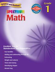 Cover of: Spectrum Math, Grade 1 (Spectrum)