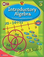 Cover of: Master Math: Introductory Algebra, Grade 5 (Brighter Child Workbooks)