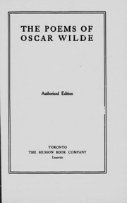 Cover of: The poems of Oscar Wilde by Oscar Wilde