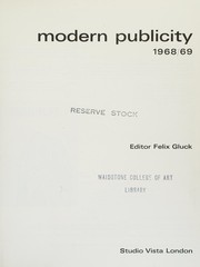 Cover of: Modern publicity.