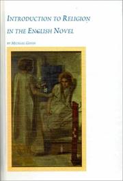 Cover of: Introduction to religion in the English novel