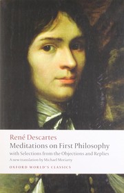 Cover of: Meditations on First Philosophy by René Descartes