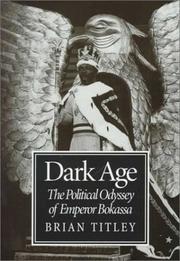 Cover of: Dark age by E. Brian Titley