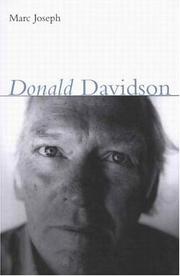 Donald Davidson by Marc A. Joseph