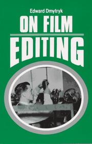 Cover of: On film editing