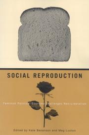 Cover of: Social Reproduction: Feminist Political Economy Challenges Neo-liberalism