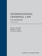 Cover of: International Criminal Law: Cases and Materials