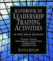 Cover of: Handbook of leadership training activites