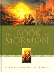 Cover of: Commentaries and insights on the Book of Mormon: 1 Nephi-Alma 29