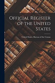 Cover of: Official Register of the United States