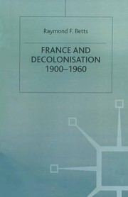 Cover of: France and Decolonization, 1900-60