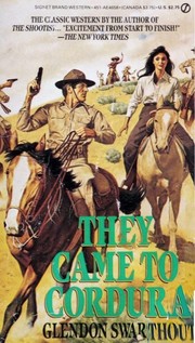 Cover of: They Came to Cordura