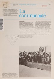 Cover of: COMMUNAUTE