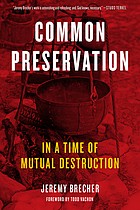 Cover of: Common Preservation: In a Time of Mutual Destruction