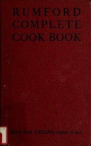 Cover of: Rumford complete cook book by Lily Haxworth Wallace