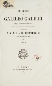 Cover of: Le opere di Galileo Galilei