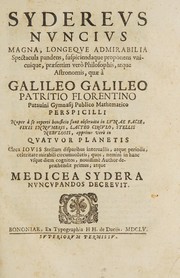 Cover of: Opere di Galileo Galilei ...