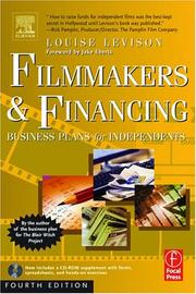Cover of: Filmmakers and financing by Louise Levison