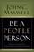 Cover of: Be a People Person