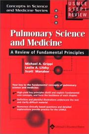 Cover of: Pulmonary Science and Medicine: A Review of Fundamental Principles (Concepts in Science and Medicine Series)