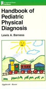 Cover of: Handbook of pediatric physical diagnosis