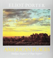 Cover of: American places by Eliot Porter