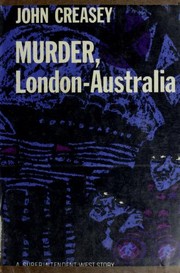 Cover of: Murder, London-Australia
