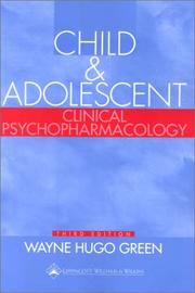 Child and adolescent clinical psychopharmacology