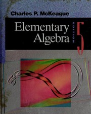 Cover of: Elementary Algebra by Charles P. McKeague