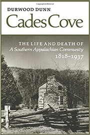 Cover of: Cades Cove by Durwood Dunn