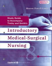 Cover of: Study Guide to Accompany Introductory Medical-Surgical Nursing