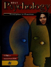 Cover of: Psychology: Principles in Practice