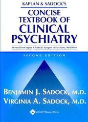 Kaplan & Sadock's concise textbook of clinical psychiatry