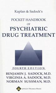 Cover of: Kaplan & Sadock's pocket handbook of psychiatric drug treatment
