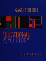 Cover of: Educational psychology by N. L. Gage