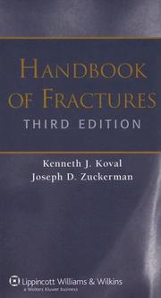 Cover of: Handbook of Fractures