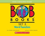 Cover of: Bob Books - Word Families Hardcover Bind-Up Phonics, Ages 4 and up, Kindergarten, First Grade (Stage 3: Developing Reader)