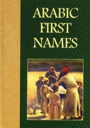 Cover of: Arabic First Names