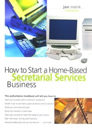 Cover of: How to start a home-based secretarial services business