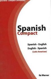 Cover of: Spanish Compact Dictionary: Spanish-English / English-Spanish (Latin American) (Hippocrene Compact Dictionaries)