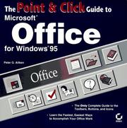 Cover of: The point and click guide to Microsoft Office for Windows 95