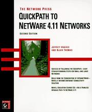 Cover of: The Network Press QuickPath to NetWare 4.11 networks
