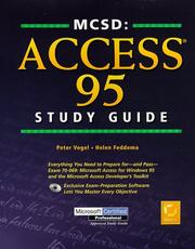 Cover of: MCSD: Access 95 Study Guide