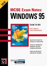 MCSE exam notes by Rick Sawtell
